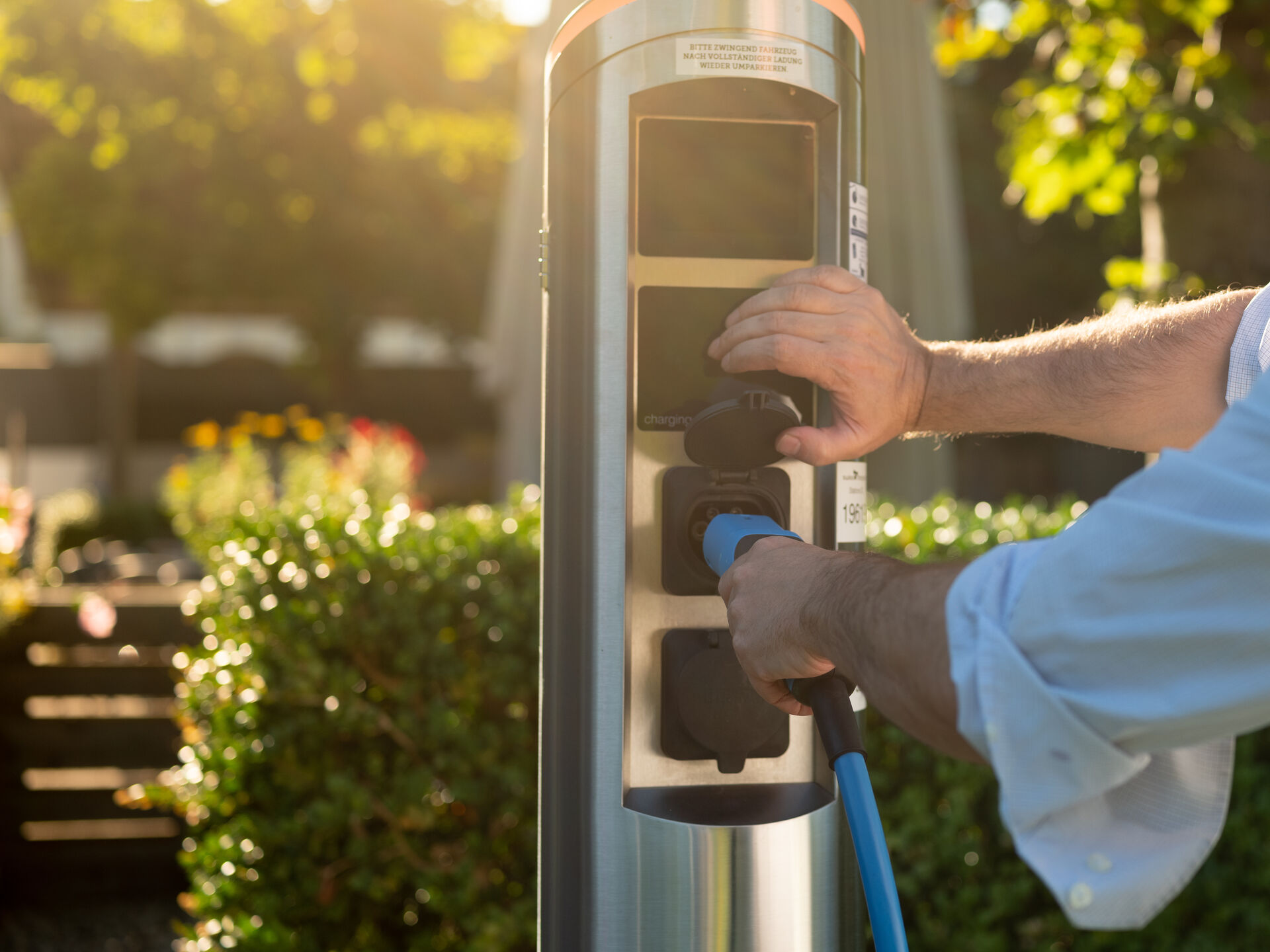 E-Mobility Ladestation unterwegs