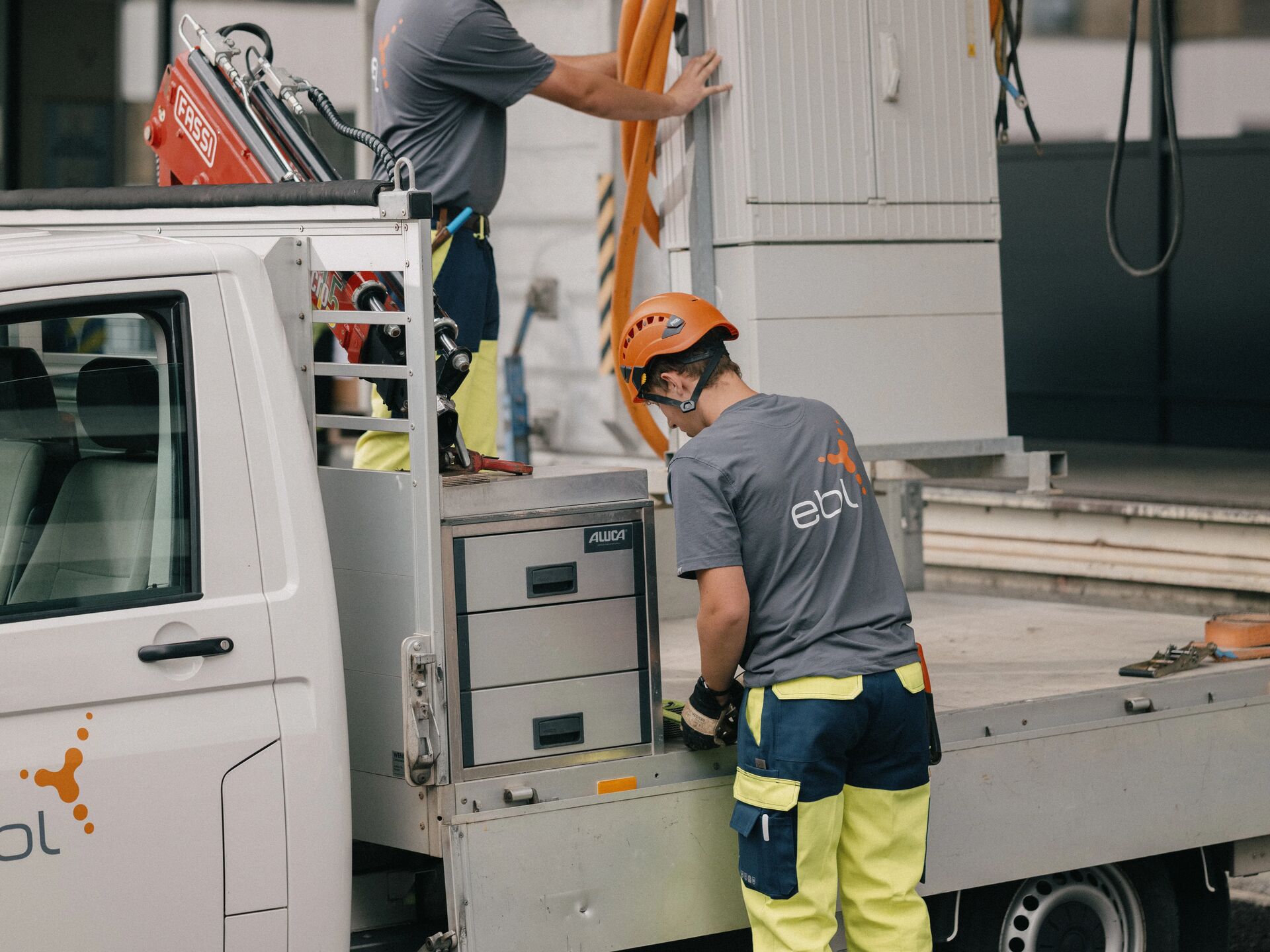 Netzarbeiten Trafo