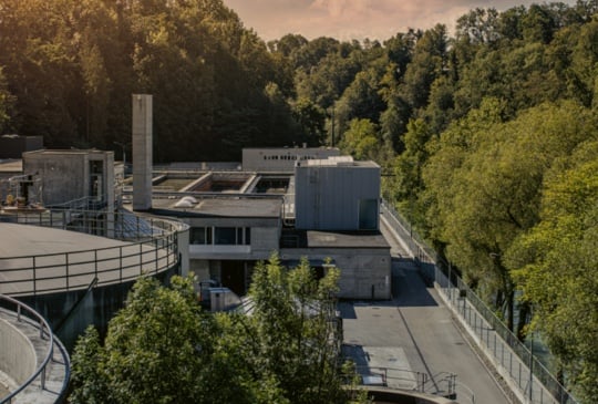 Fabrik im Wald-worblental