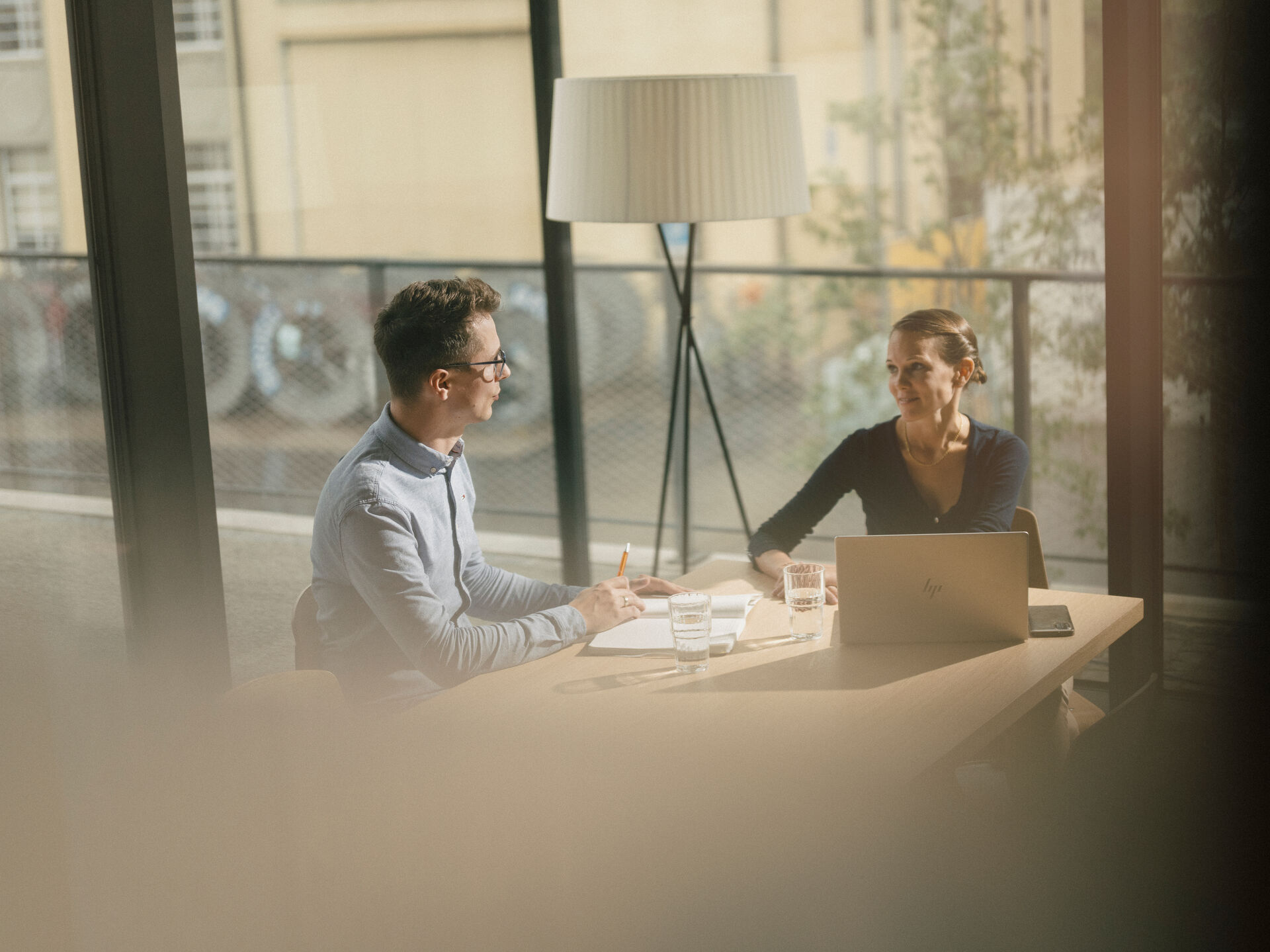 Gespräch Mitarbeitende